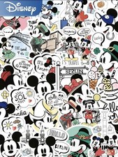 50x Micky Maus und Minnie Maus Sticker Disney Aufkleber 80er Jahre Vintage Rar