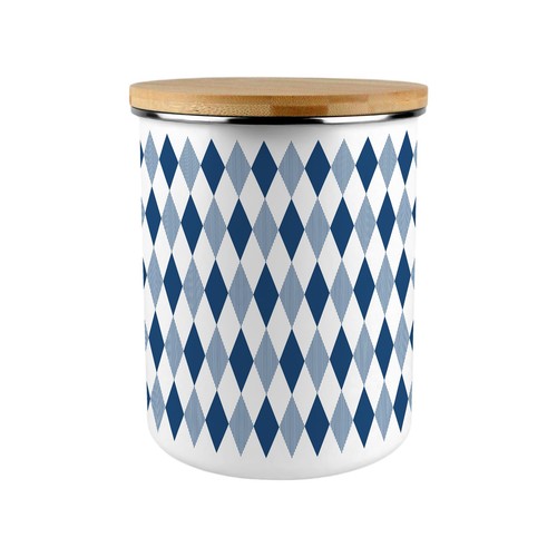 Marine argyle druck - marine,