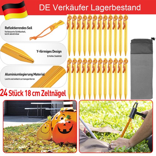 24x zelt heringe aus - zelt-heringe, alu-lange