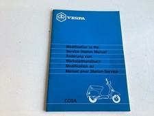 Vespa Änderung Werkstatthandbuch Cosa original 09/1991 42-seitig top selten !