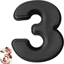 Kuchenform Zahlen Silikon Backform Zahl 3 Backform 3D Zahlen Tortenform #Y67-731