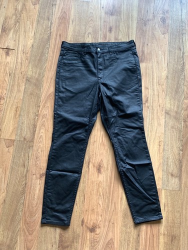 Jeans schwarz glänzend - h&m,