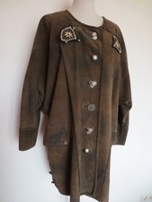 Janker Stefanie Salzburg Trachten Jacke Mantel 38 Hirschleder? braun neuwertig/B
