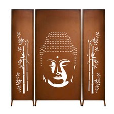 Sichtschutzwand Edelrost -