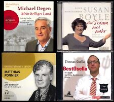 4 CD-HÖRBÜCHER★M. DEGEN•MEIN HEILIGES LAND★Susan BOYLE★SANDMANN★BESTGSELLA★10 CD