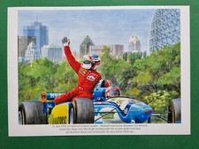1995 Michael Schumacher Jean Alesi Formel 1 - A4 Druck, D. Picot