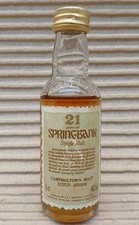 Sammlungsauflösung Springbank 21 yo  Scotch Whisky 5cl Miniatur J &A Mitchell 