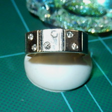 Damenring - 585 Weißgold - Gr