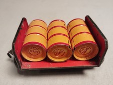 Biller Bahn 0e - Blech Ölwagen beladen mit 3 Shell Fässern