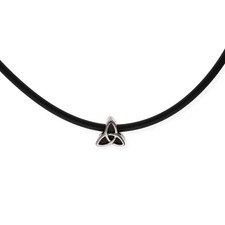 keltischer Knoten Anhänger und Collierkette Edelstahl viTalisman set1