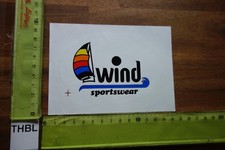 Alter Aufkleber Wassersport Surfbrett Surfen Segelboot Segeln  WIND SPORTSWEAR