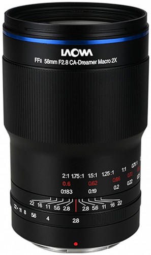 Laowa 58mm ultra macro - f2,8, 2x