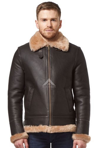 Herren braun beige fell - herren,