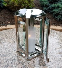 GRABLATERNE EDELSTAHL LATERNE GRABLICHT GRABLAMPE GRABLEUCHTEN GRABSCHMUCK GRAB