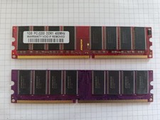 2 x 1GB KINGBOX DDR1 RAM 400MHz PC3200 DIMM 184-pol. CL3  2GB SATZ  2.5V Non ECC