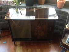 50er Jahre Barschrank mit Schiebetüren