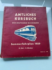 Kursbuch Deutsche Reichsbahn
