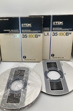 2 TDK LX - 35/180BM - Sound Recording Tapes - Metal Reel