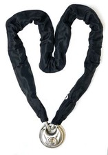 starkes 120 cm KETTENSCHLOSS FAHRRADSCHLOSS MOTORRADSCHLOSS m. Diskus 312 