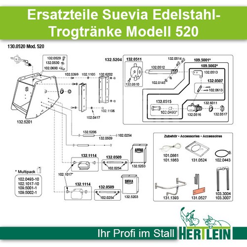 Ersatzteile suevia trogtränke - ersatzteile,