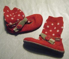 LIVING KITZBÜHEL Hausschuhe Hüttenschuhe rot Rose Gr. 28