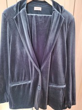 NEU: Hosenanzug aus Samt v. TRIANGLE by S. OLIVER Gr. XXL (42-44) - Silbergrau