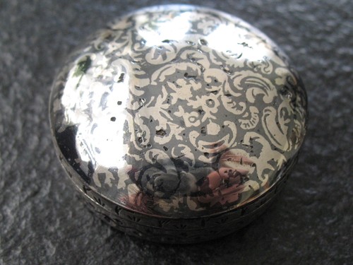 Pillendose silber 950 - pillendose,