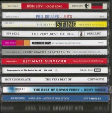 12 CD ROCK/POP SAMMLUNG 1970er-1990er (Green Day, Bryan Ferry, Marillion etc.)