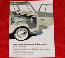 orig VW Postkarte 1950er Transporter BUS Split camper van Westfalia Ovali Käfer2