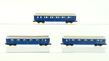 Arnold N Konvolut Personenwagen 3 x Schlafwagen blau CIWL (Dach nachlackiert)