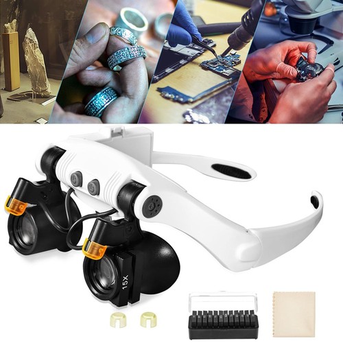 Lupen mit led - mit, led-licht