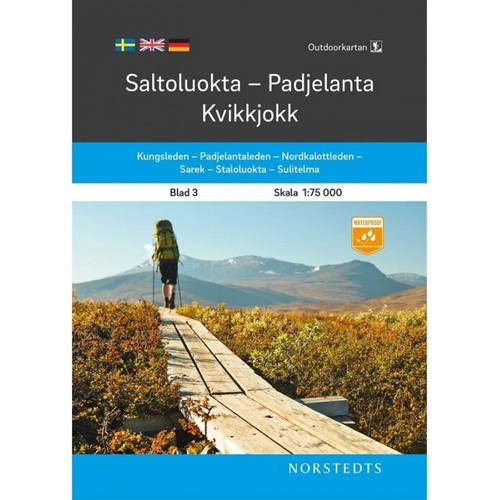 Sweden map saltoluokta - saltoluokta, /