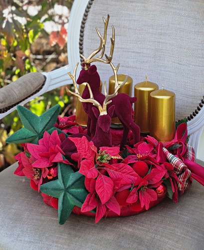 Adventskranz weihnachten - adventskranz,