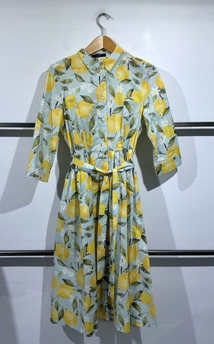 B1317 oui kleid mit - oui, zitrone