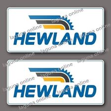 hewland Logo Glanz Wetterfest Aufkleber Sticker 2