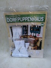 Dorfpuppenhaus Ausgabe 66 Weiße Küchengardinen 2er-Set -einrichten und dekrieren