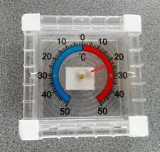 1 Fensterthermometer Thermometer Fenster Glas Außenthermometer Zimmerthermometer