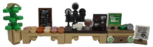 Lego coffee bar shop - bar,