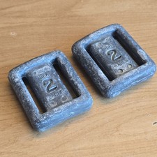 2x 2 Pfund Blei Tauchgewichte