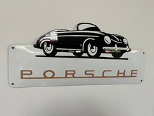 Porsche Emailleschild, 356 Speedster, 1A Zustand, 60x27cm, selten,