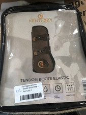 Kentucky Horsewear Springgamaschen – elastisch, braun – Top-Schutz mit Stil