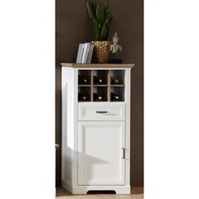 Landhaus Kommode weiß & Eiche