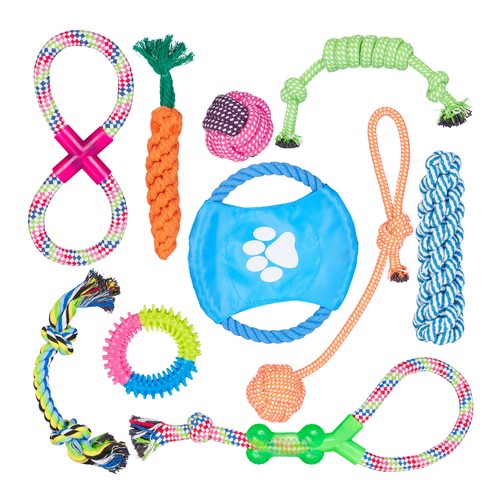 Hundespielzeug set tau und - set, tau-