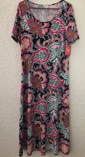Via milano midi kleid - va,