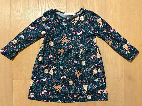 Mädchen kleid langarm gr - h&m,