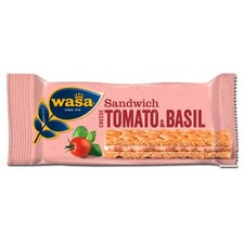 (25,00€/1kg) Wasa Sandwich Käse Tomate Basilikum, Knäckebrot 40g Riegel