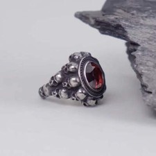 Totenkopf ring mit - totenkopf,