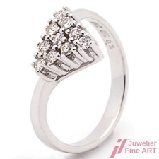 Ring 585 Weißgold mit