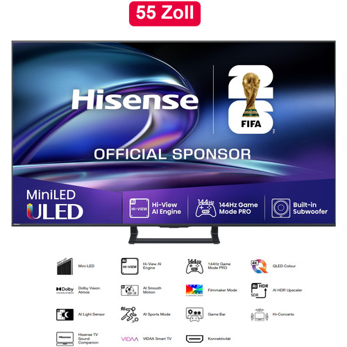 Hisense zoll fernseher 4k - hisense,