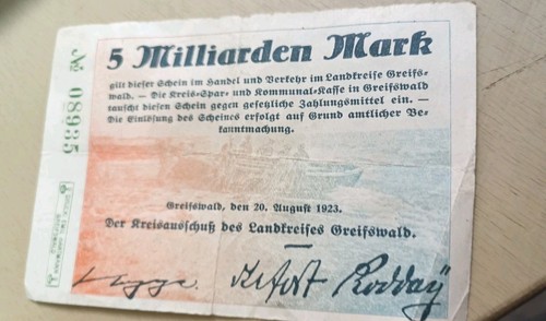 Greifswald 5mrd 1923 - greifswald,
